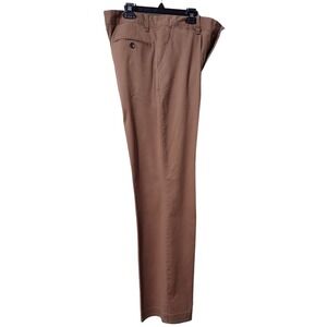 Chino Pants Express Brown Tan Mens 32x32 Cotton Stretch Normcore Casual Trousers